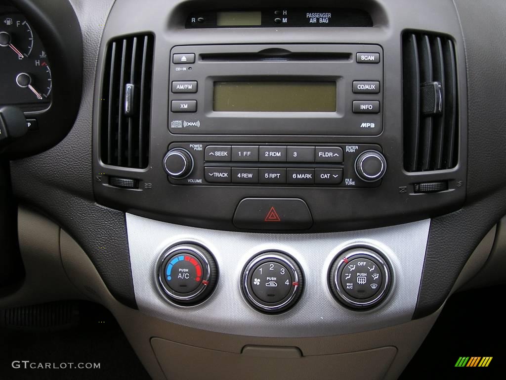 2008 Elantra GLS Sedan - Apple Red Pearl / Beige photo #11