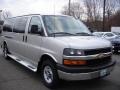 Silver Birch Metallic - Express 3500 Extended Passenger Van Photo No. 3