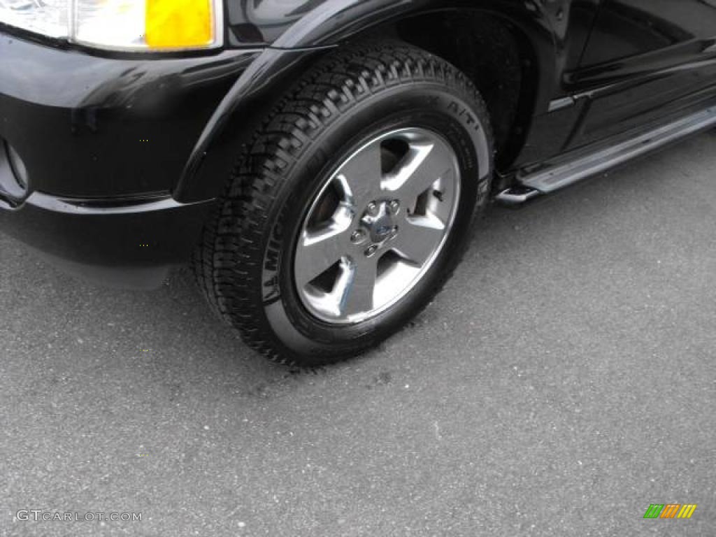 2003 Explorer Limited 4x4 - Black / Midnight Gray photo #2