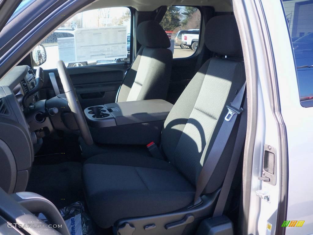 2010 Silverado 1500 LT Extended Cab 4x4 - Sheer Silver Metallic / Ebony photo #23