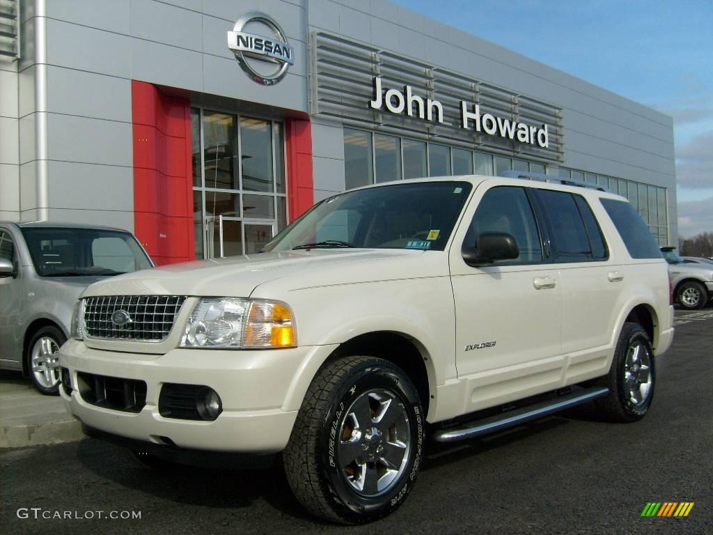 Ceramic White Tri Coat Metallic Ford Explorer