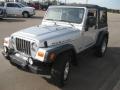 2004 Bright Silver Metallic Jeep Wrangler Rubicon 4x4  photo #3