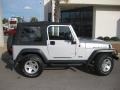 2004 Bright Silver Metallic Jeep Wrangler Rubicon 4x4  photo #8