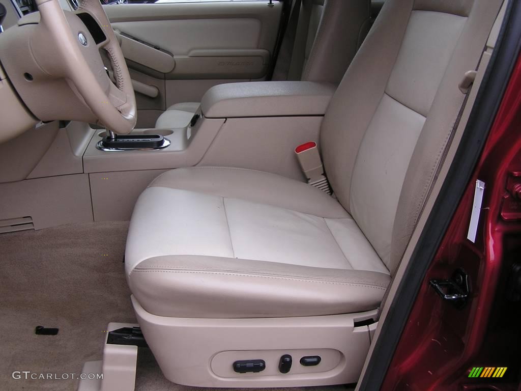 2006 Explorer XLT 4x4 - Redfire Metallic / Camel photo #7
