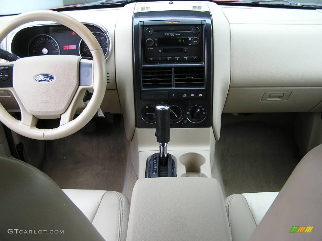 2006 Explorer XLT 4x4 - Redfire Metallic / Camel photo #9