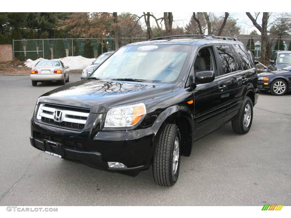 2007 Pilot EX 4WD - Formal Black / Gray photo #1