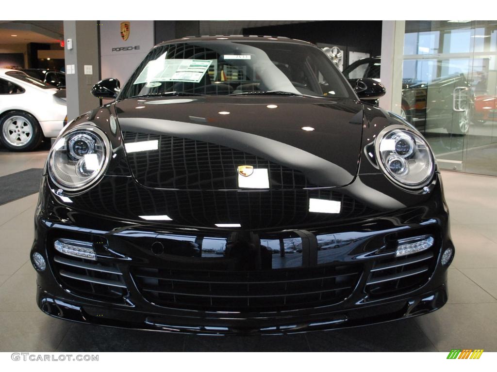 2010 911 Turbo Coupe - Black / Black photo #8