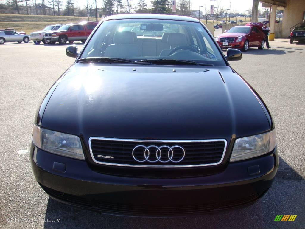 1997 A4 2.8 quattro Sedan - Brilliant Black / Beige photo #3