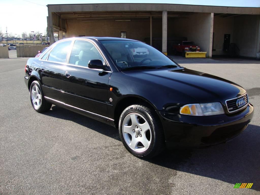 1997 A4 2.8 quattro Sedan - Brilliant Black / Beige photo #5