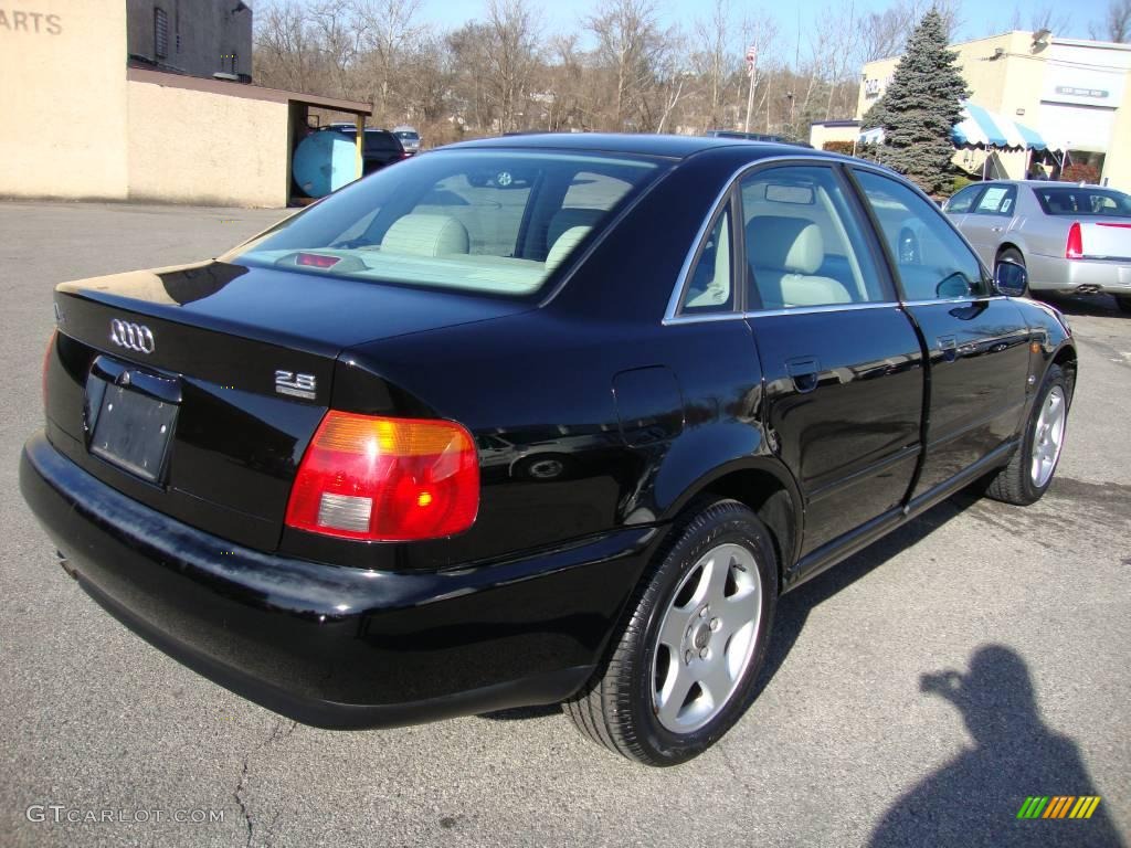 1997 A4 2.8 quattro Sedan - Brilliant Black / Beige photo #7