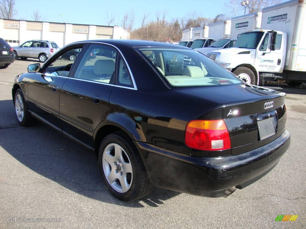 1997 A4 2.8 quattro Sedan - Brilliant Black / Beige photo #9