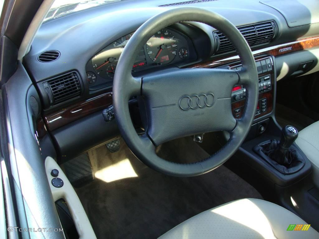 1997 A4 2.8 quattro Sedan - Brilliant Black / Beige photo #11