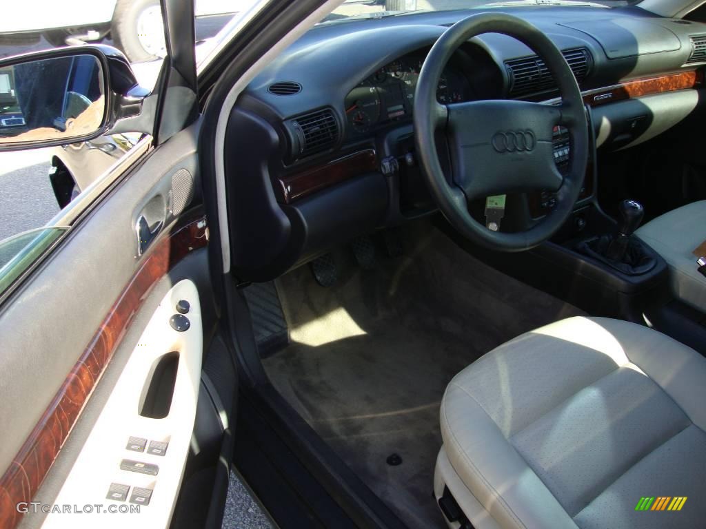1997 A4 2.8 quattro Sedan - Brilliant Black / Beige photo #12