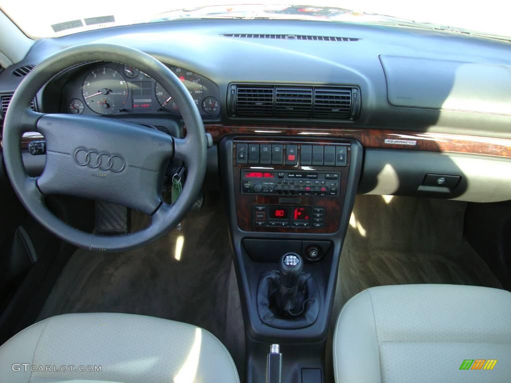 1997 A4 2.8 quattro Sedan - Brilliant Black / Beige photo #29