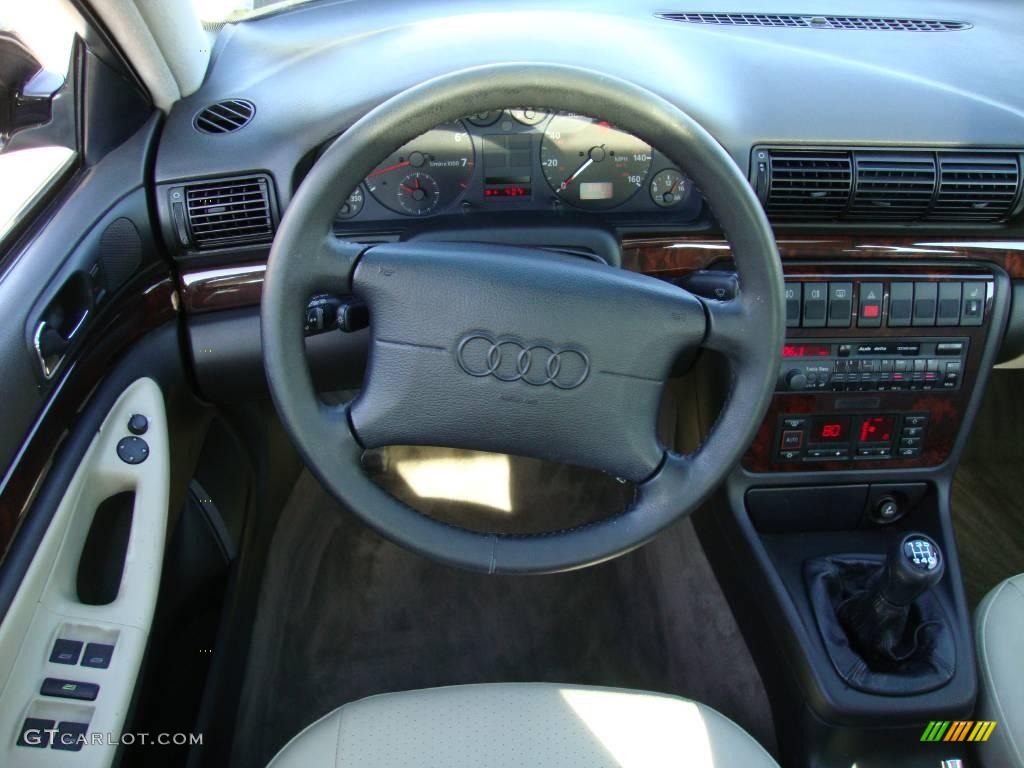 1997 A4 2.8 quattro Sedan - Brilliant Black / Beige photo #30