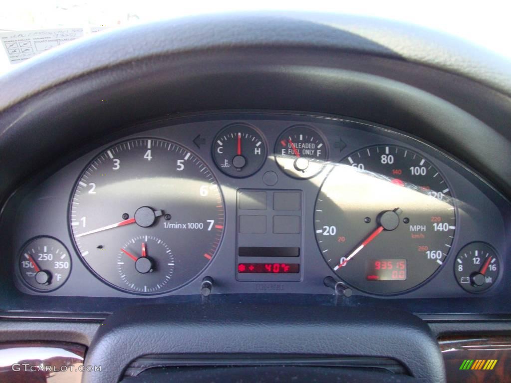 1997 A4 2.8 quattro Sedan - Brilliant Black / Beige photo #37