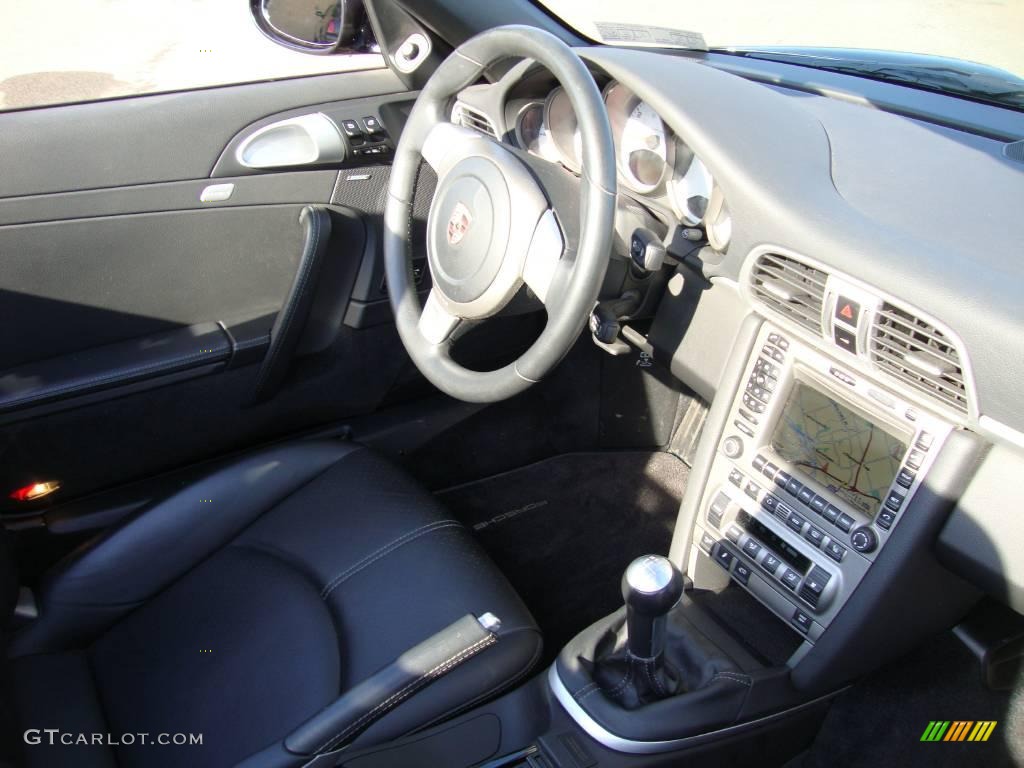 2006 911 Carrera 4S Cabriolet - Atlas Grey Metallic / Black photo #17