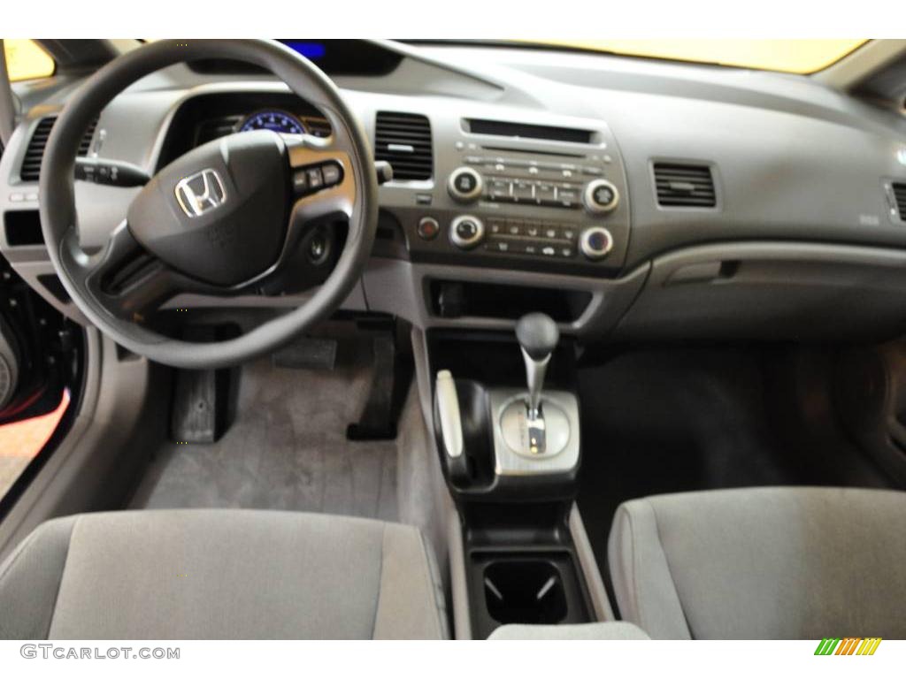 2007 Civic LX Sedan - Royal Blue Pearl / Gray photo #7