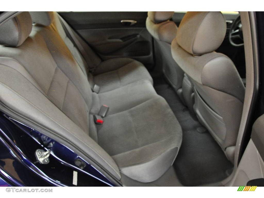 2007 Civic LX Sedan - Royal Blue Pearl / Gray photo #15
