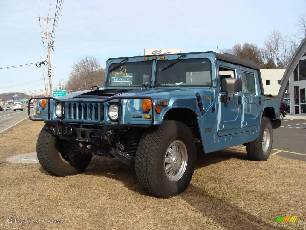 Ocean Blue Metallic Hummer H1