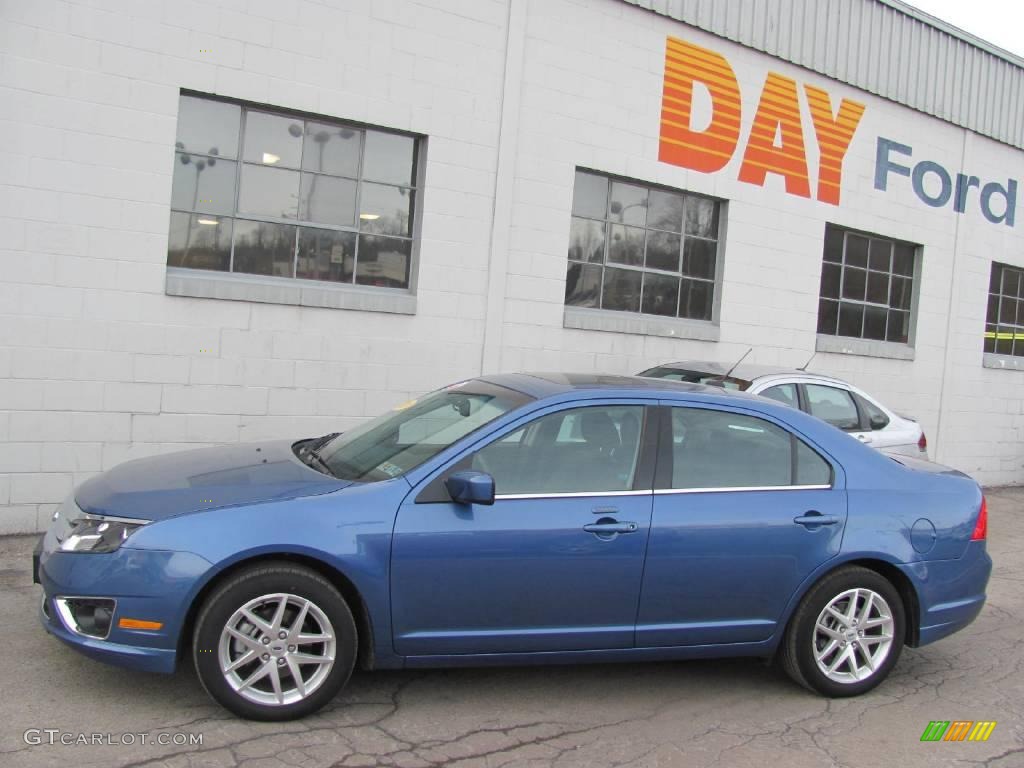 2010 Fusion SEL V6 - Sport Blue Metallic / Charcoal Black photo #2