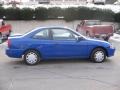 2002 Pacific Blue Metallic Mitsubishi Mirage DE Coupe  photo #7