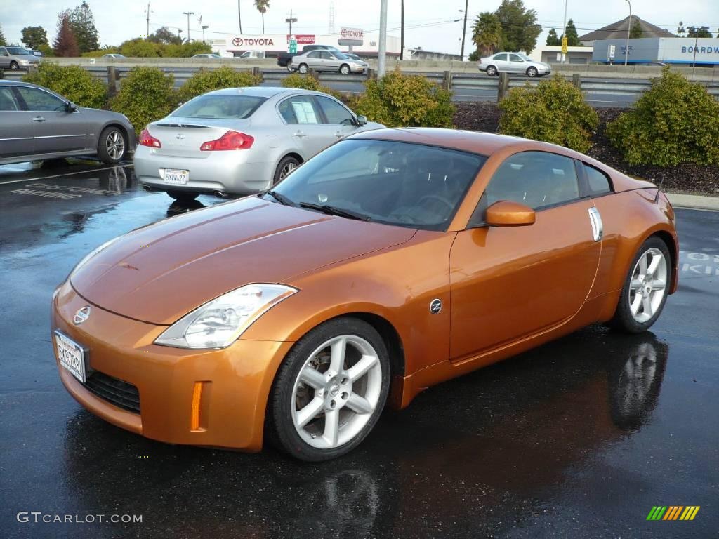 2004 350Z Touring Coupe - Le Mans Sunset Metallic / Charcoal photo #3