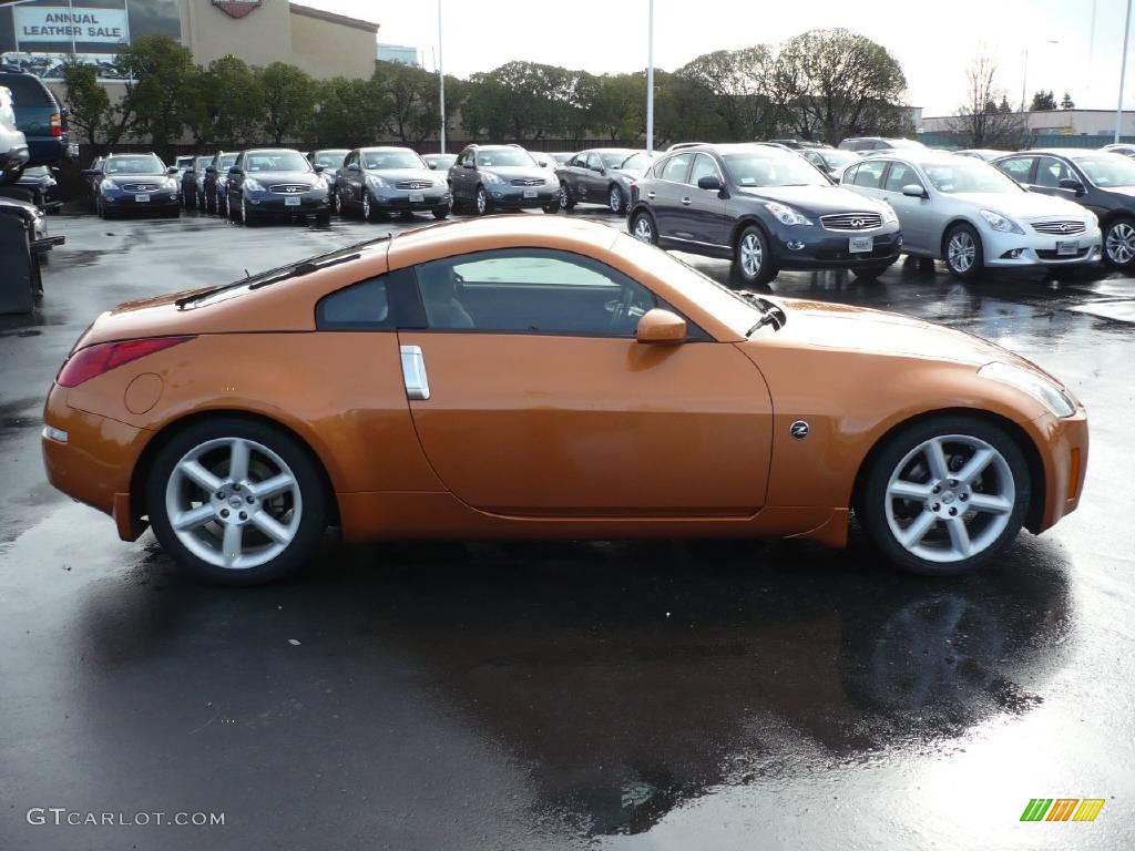 2004 350Z Touring Coupe - Le Mans Sunset Metallic / Charcoal photo #7