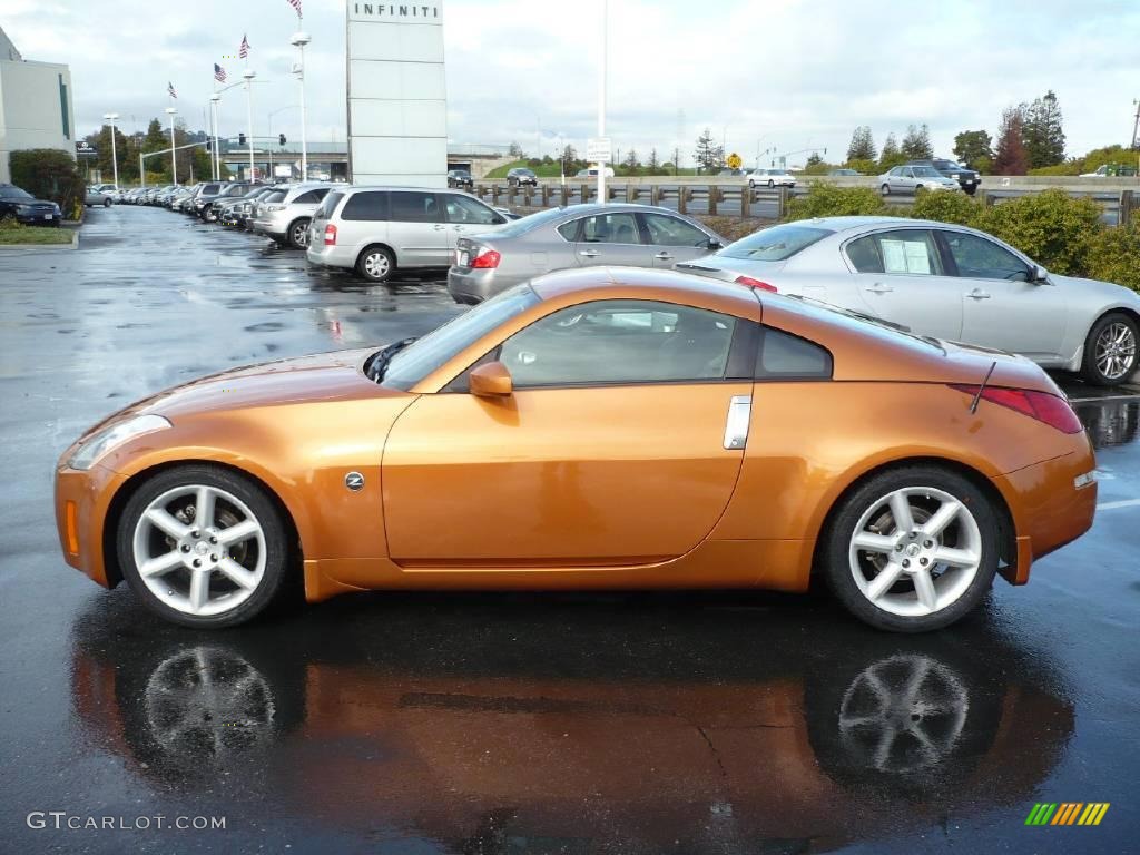2004 350Z Touring Coupe - Le Mans Sunset Metallic / Charcoal photo #8