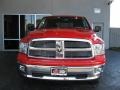 2010 Flame Red Dodge Ram 1500 Big Horn Quad Cab 4x4  photo #3