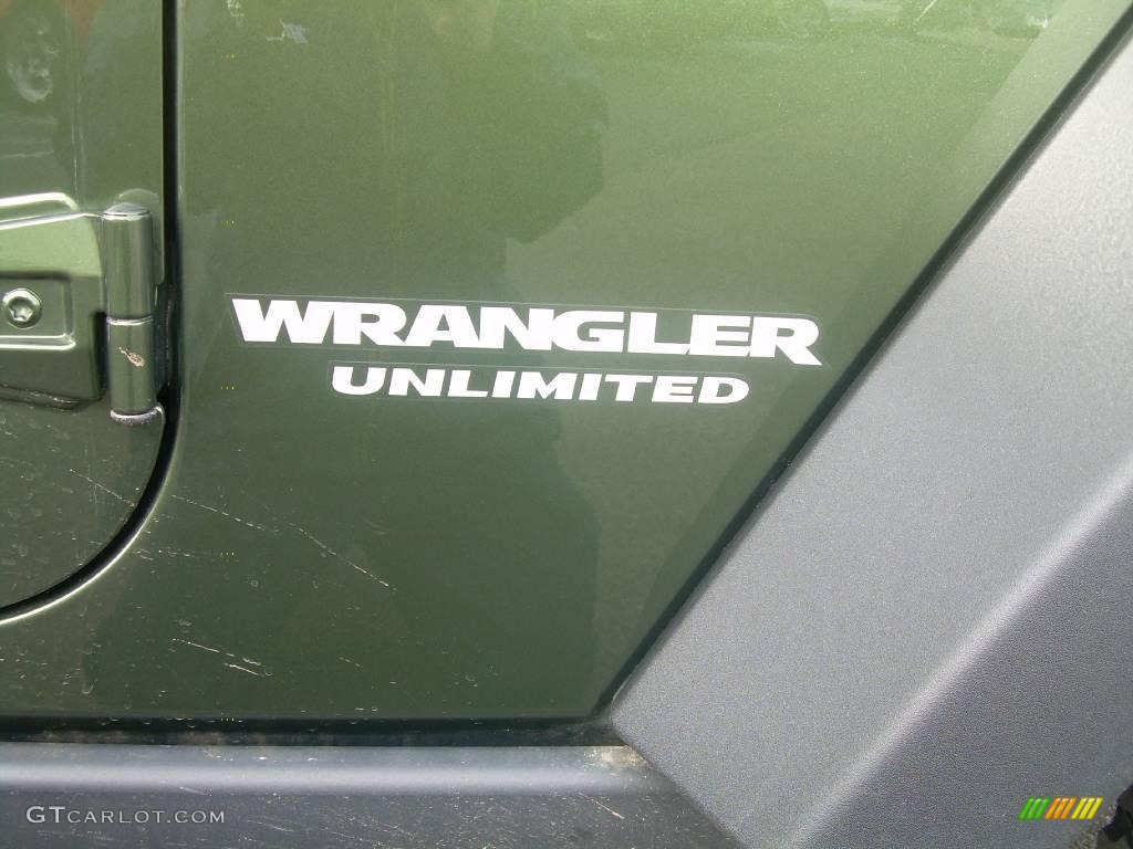 2008 Wrangler Unlimited Rubicon 4x4 - Jeep Green Metallic / Dark Slate Gray/Med Slate Gray photo #8