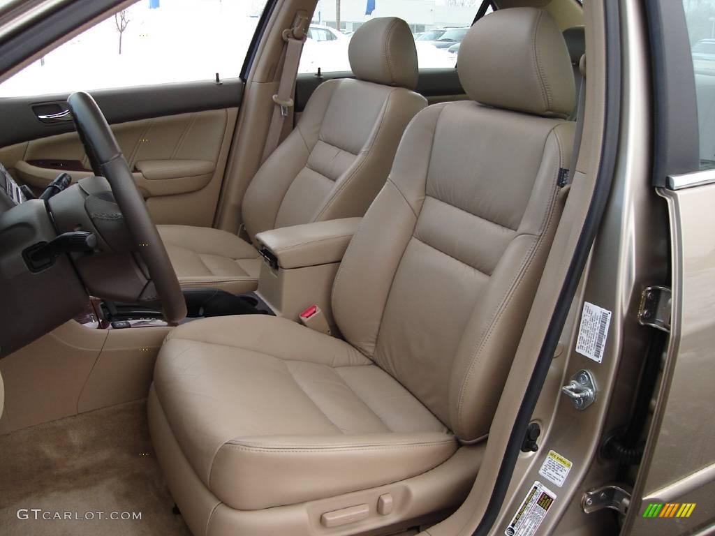2006 Accord EX-L Sedan - Desert Mist Metallic / Ivory photo #13