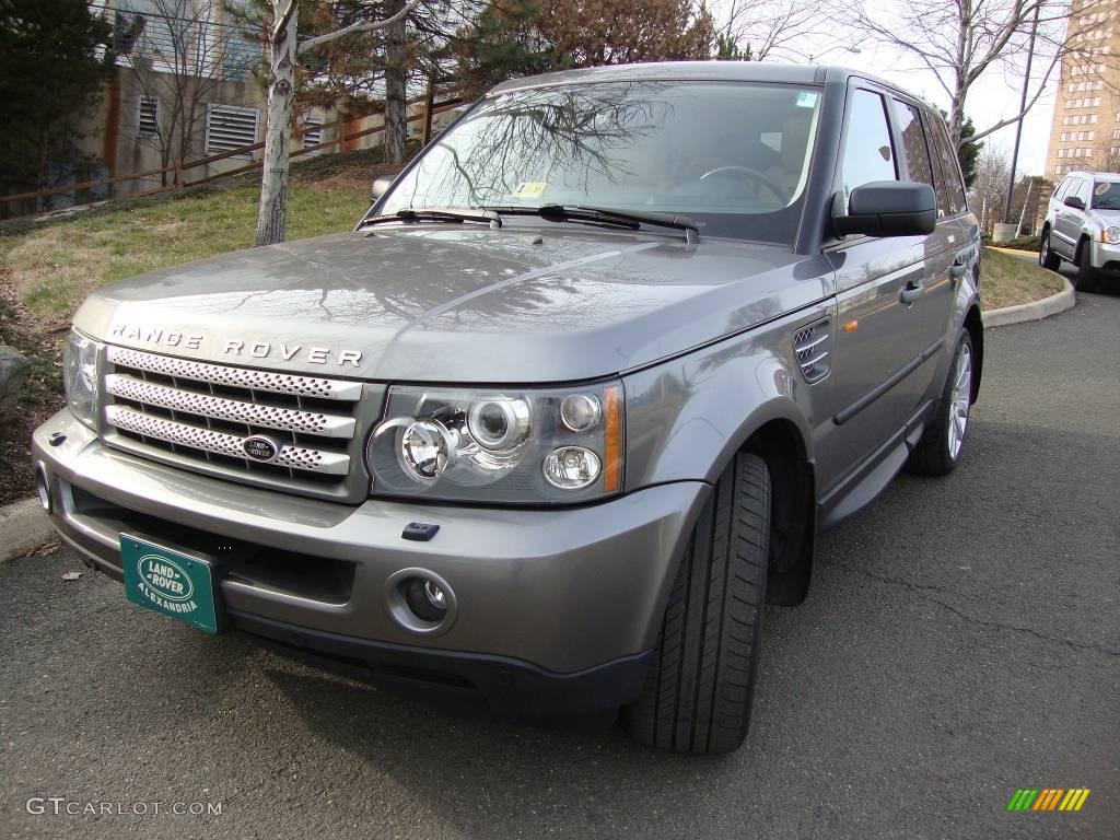 2007 Range Rover Sport Supercharged - Stornoway Grey Metallic / Ivory photo #1