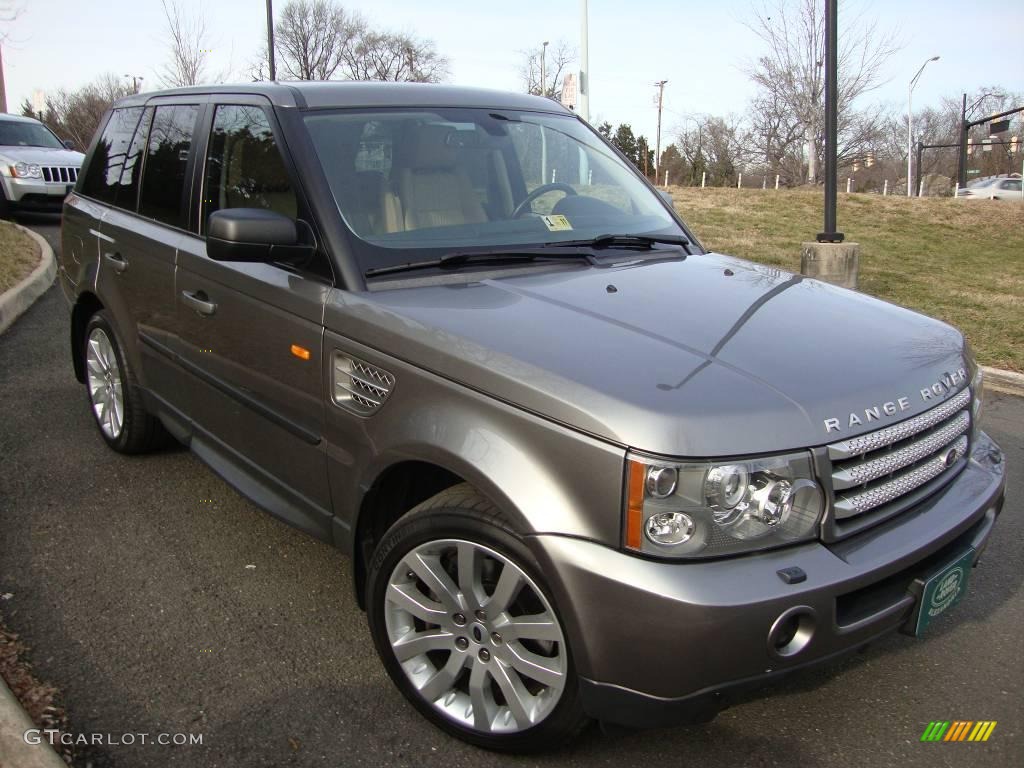 2007 Range Rover Sport Supercharged - Stornoway Grey Metallic / Ivory photo #7