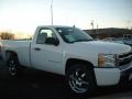 2008 Summit White Chevrolet Silverado 1500 LS Regular Cab  photo #3