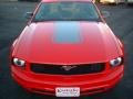 2008 Torch Red Ford Mustang V6 Deluxe Coupe  photo #2