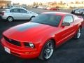 2008 Torch Red Ford Mustang V6 Deluxe Coupe  photo #10