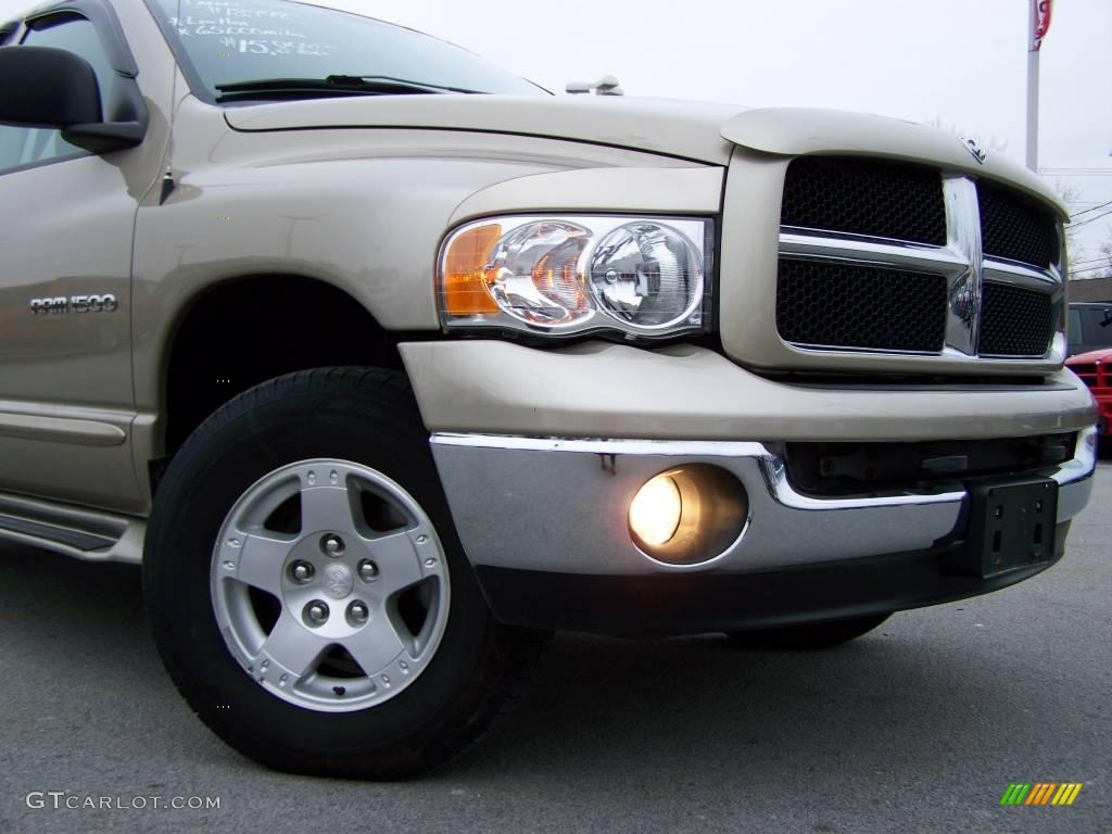 2003 Ram 1500 Laramie Quad Cab 4x4 - Light Almond Pearl / Dark Slate Gray photo #2