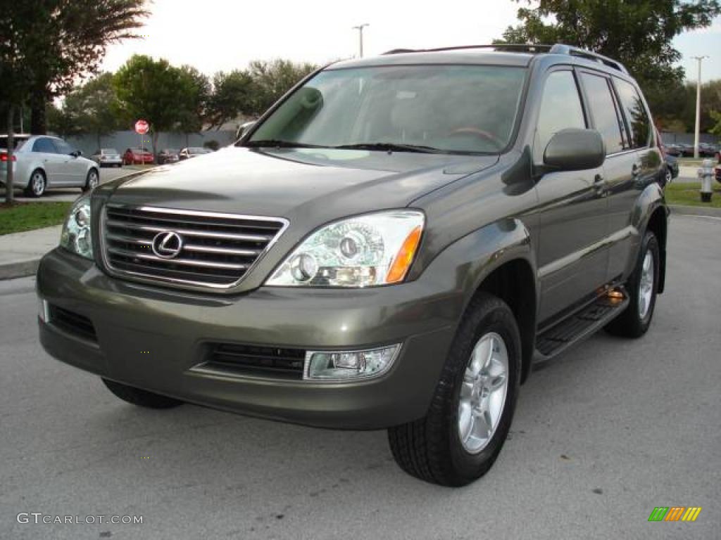 2007 GX 470 - Cypress Green Pearl / Beige photo #1