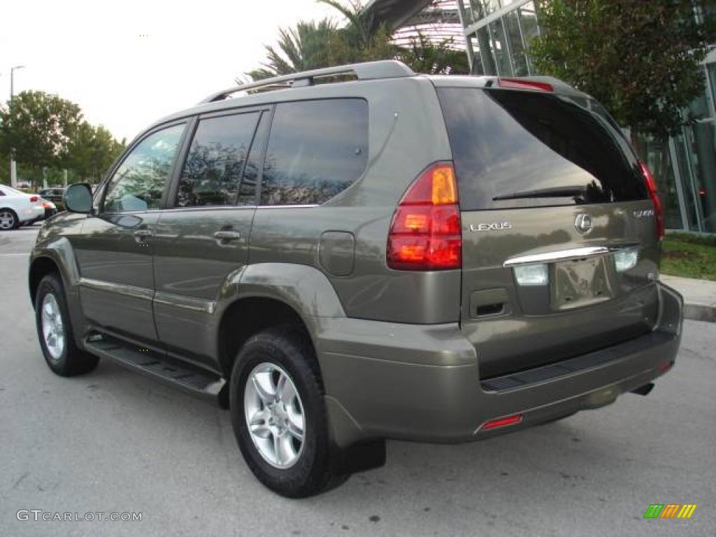 2007 GX 470 - Cypress Green Pearl / Beige photo #3