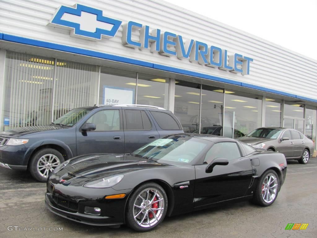 2009 Corvette Z06 - Black / Ebony photo #1