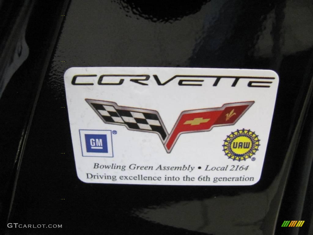 2009 Corvette Z06 - Black / Ebony photo #42