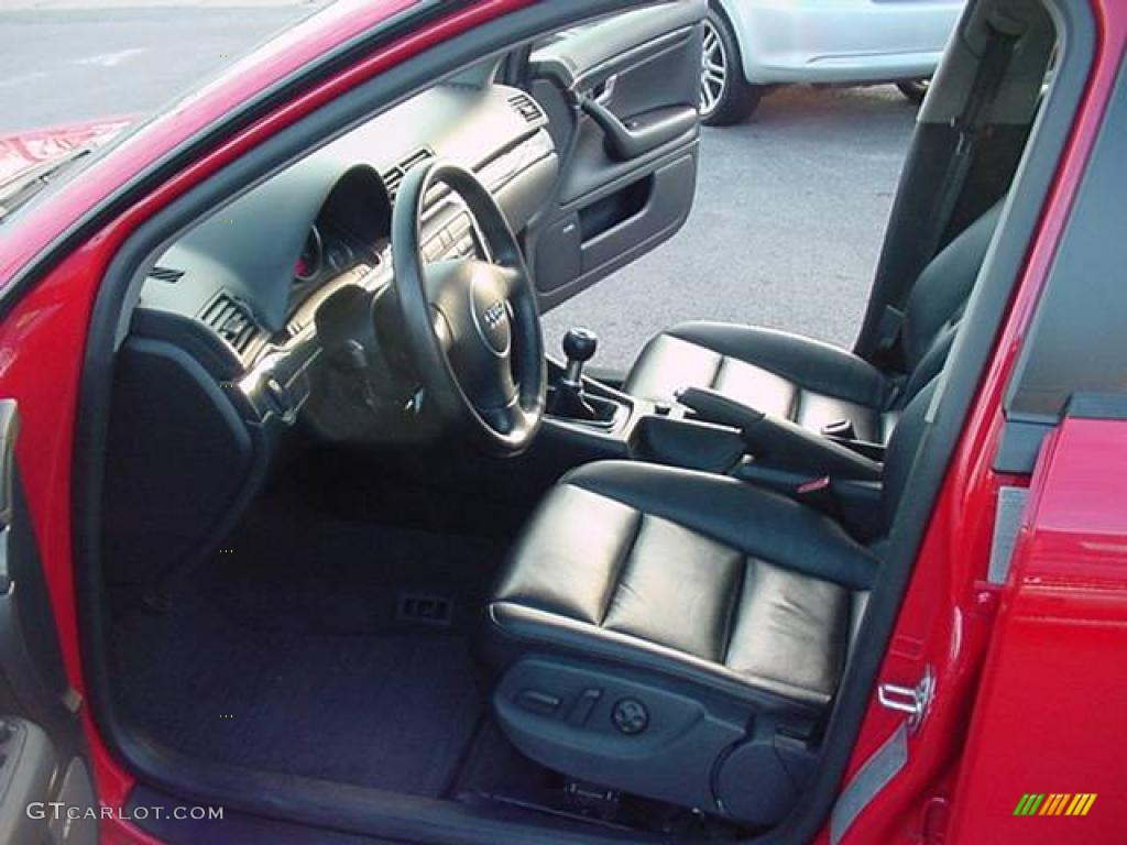2004 A4 1.8T quattro Sedan - Brilliant Red / Ebony photo #7