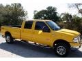 2005 Blazing Yellow Ford F350 Super Duty FX4 Crew Cab 4x4  photo #7