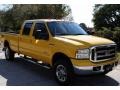 2005 Blazing Yellow Ford F350 Super Duty FX4 Crew Cab 4x4  photo #8