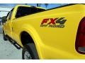 2005 Blazing Yellow Ford F350 Super Duty FX4 Crew Cab 4x4  photo #14