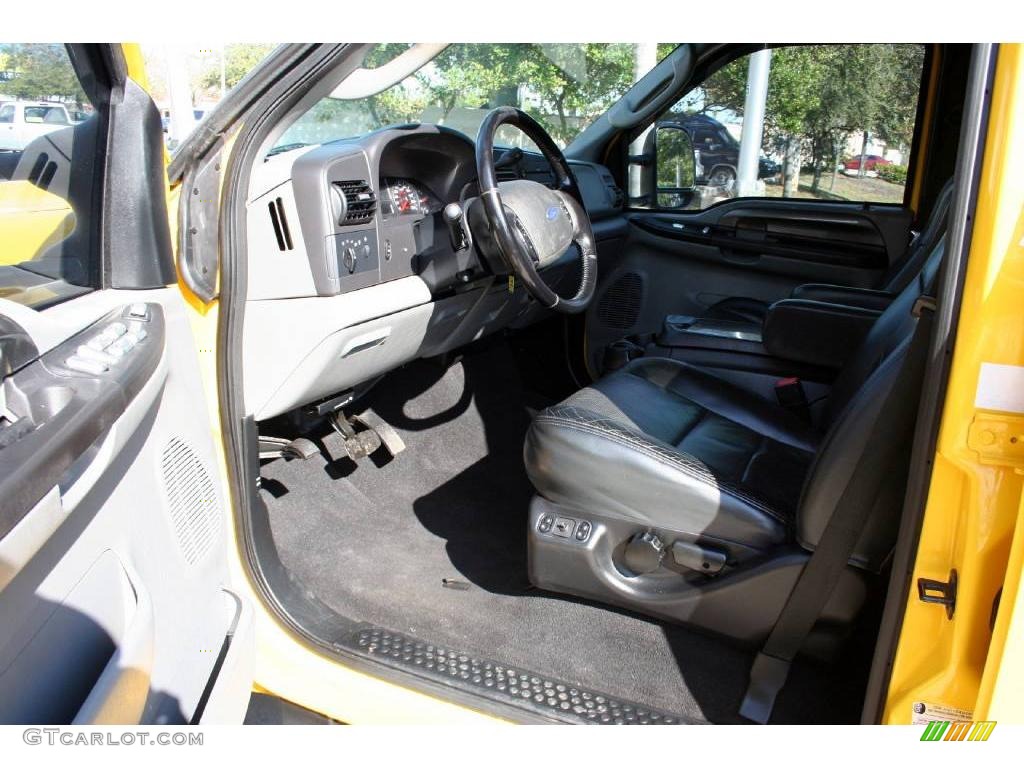 2005 F350 Super Duty FX4 Crew Cab 4x4 - Blazing Yellow / Black photo #35