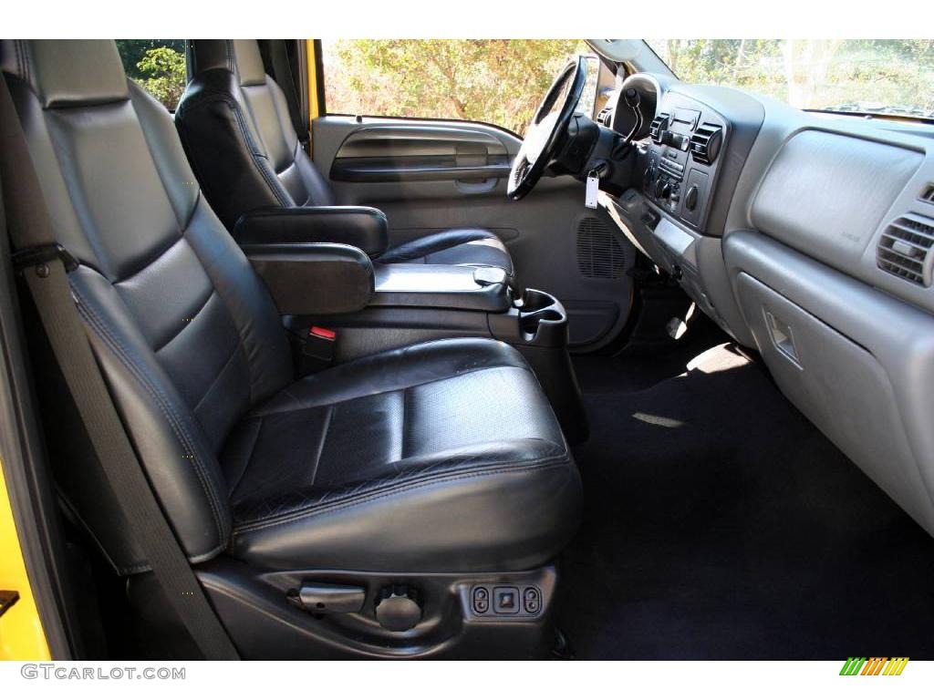 2005 F350 Super Duty FX4 Crew Cab 4x4 - Blazing Yellow / Black photo #40