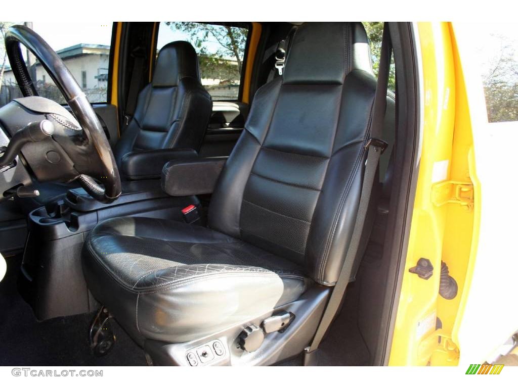 2005 F350 Super Duty FX4 Crew Cab 4x4 - Blazing Yellow / Black photo #41