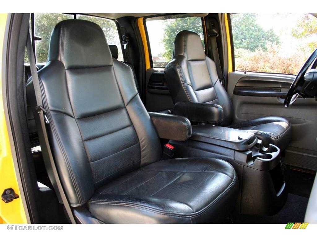 2005 F350 Super Duty FX4 Crew Cab 4x4 - Blazing Yellow / Black photo #42